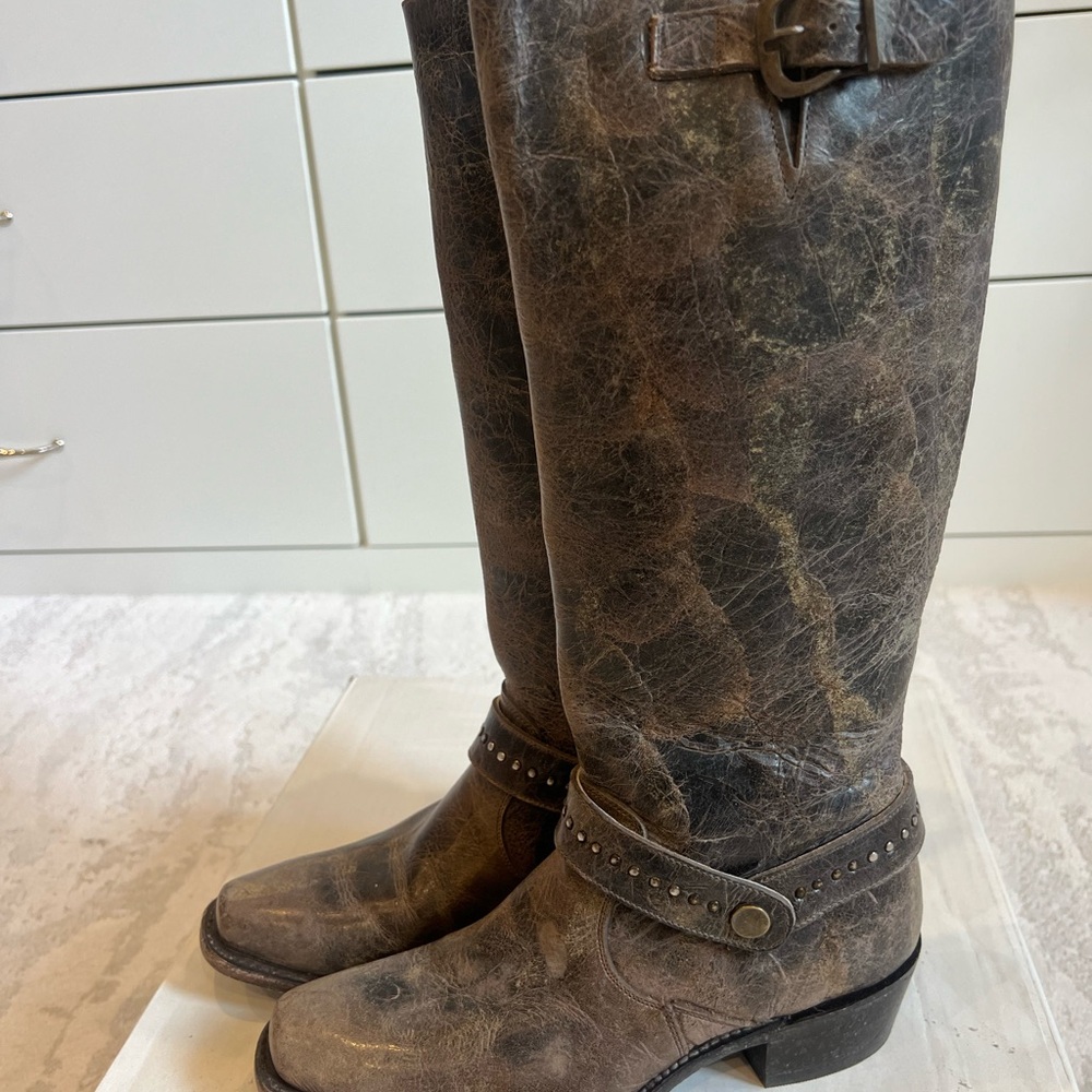 Sundance Brown Heeled Boots